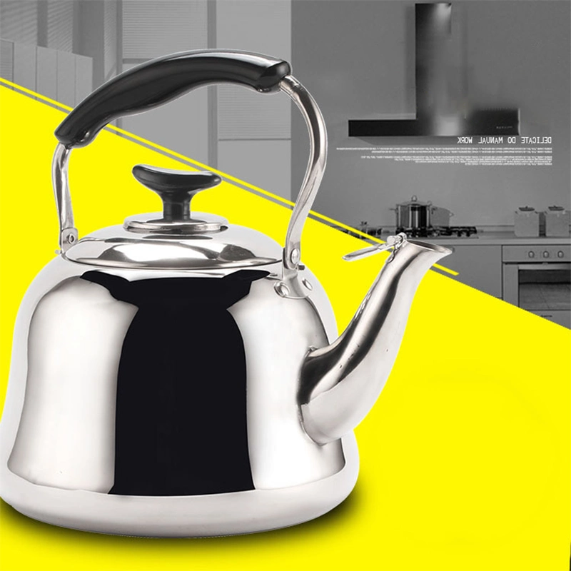 Stainless Steel Whistle Kettle Chinese-Style Household Induction Cooker Gas Stove Available Piano Sound Pot