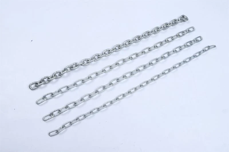 Bright Surface Zinc Plated DIN 763 Long Link Chain