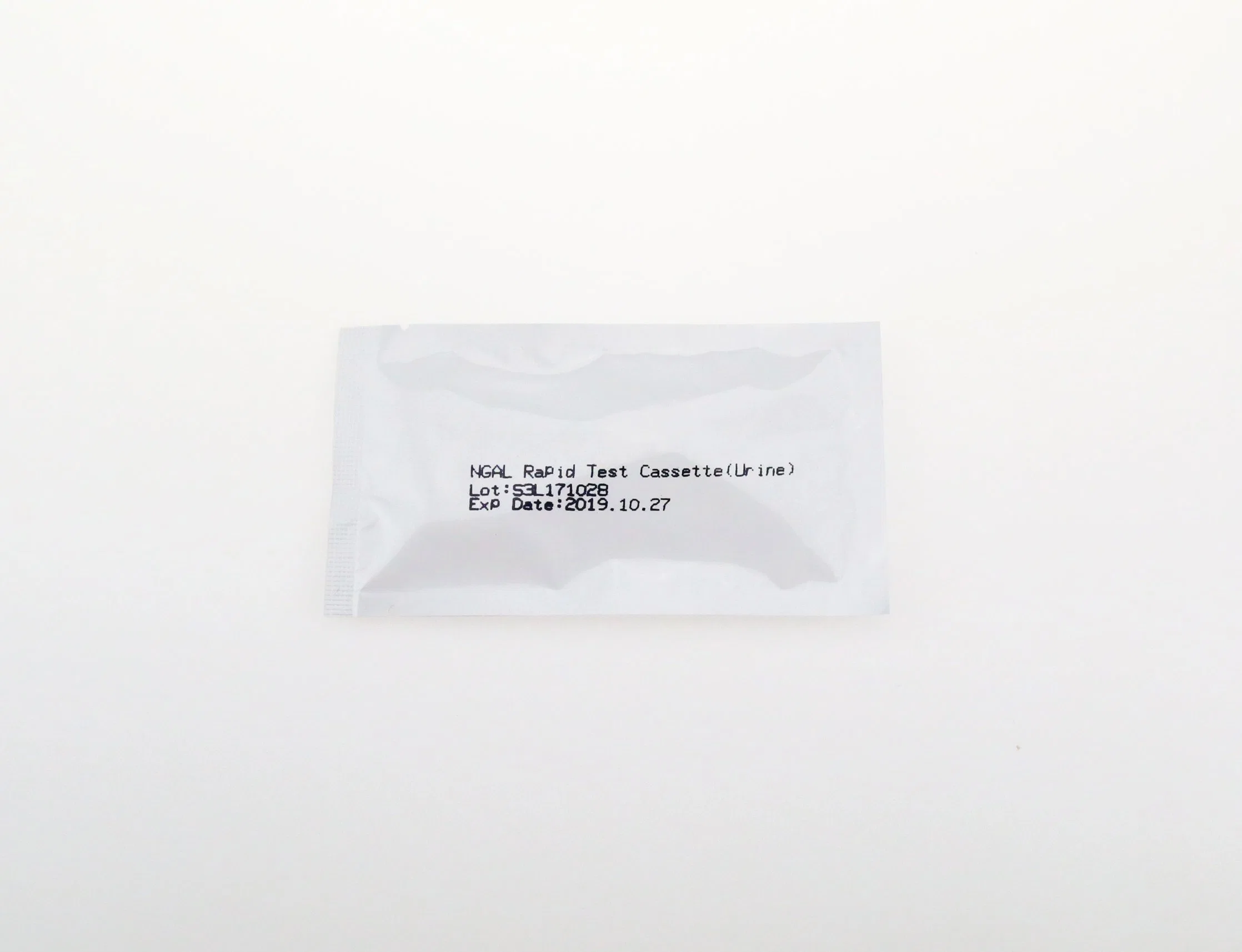 Singcنظيف Rapid One Step Lab Urine Ngal Test Device (ذهبي ملتع) لمستوى ألبومين