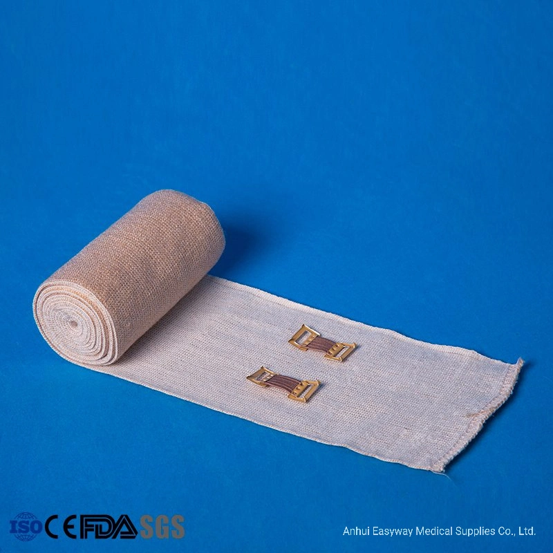 Disposable Medical Elastic Plain Bandages with Spandex with Various Sizes