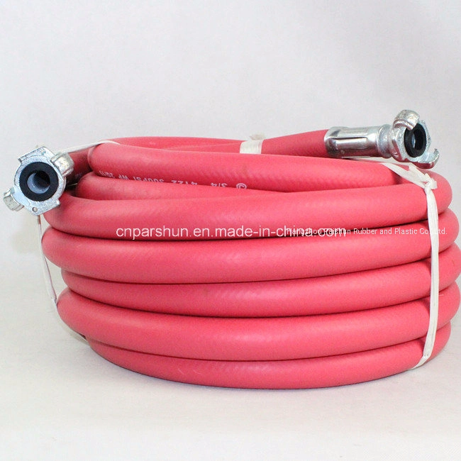 Red 50 FT 3/4 Rubber Air Jackhammer Hose for USA Market