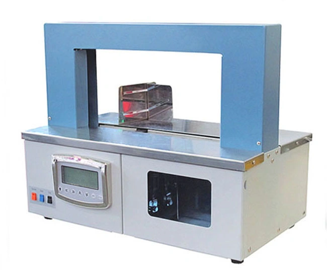 Banknote Strapping Banding Machine / Bundle Packaging Automatic Banknote Banding Machine