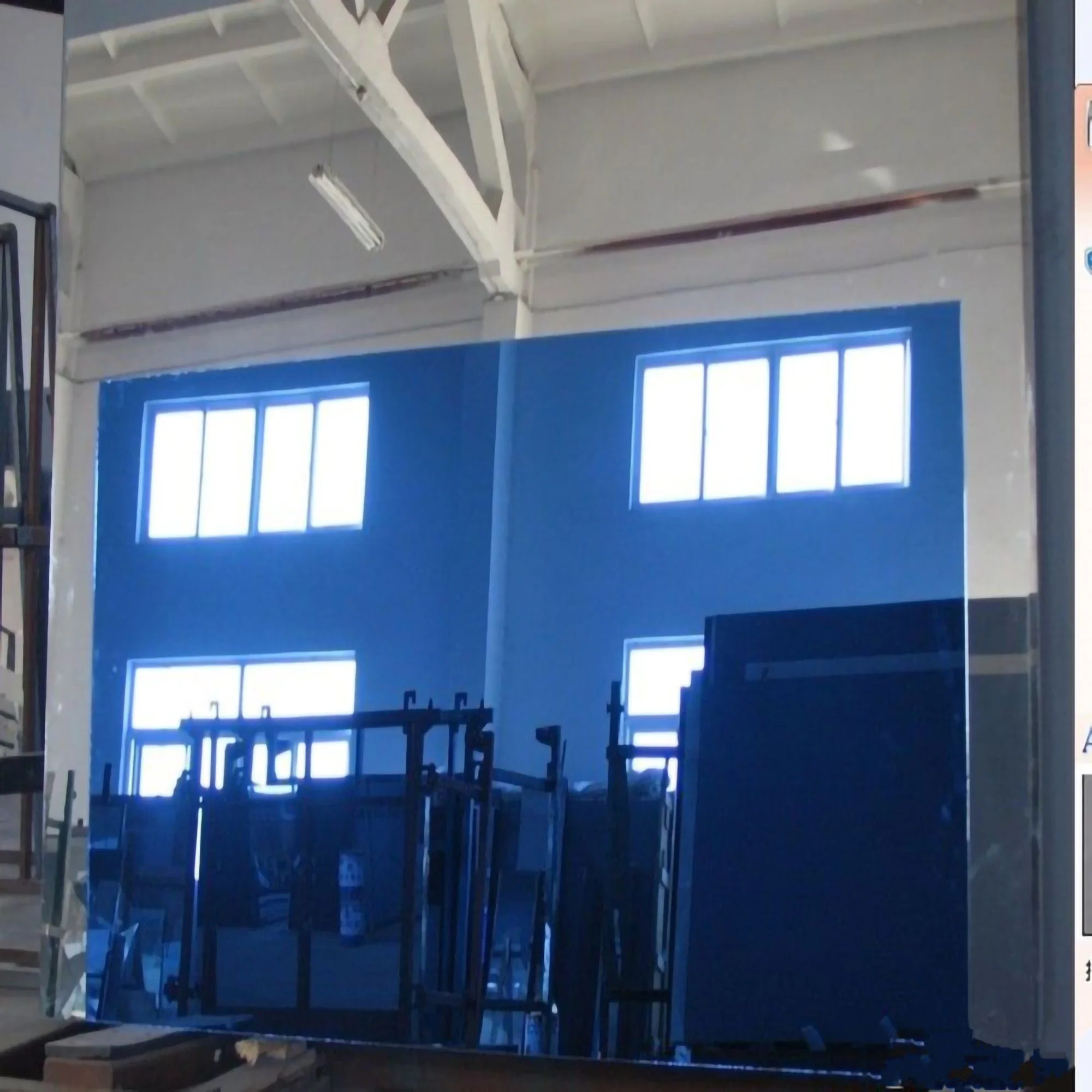 Blue Reflective Glass Blue Coated Glass Window Glass Building Glass Reflective Glass Coated Glass