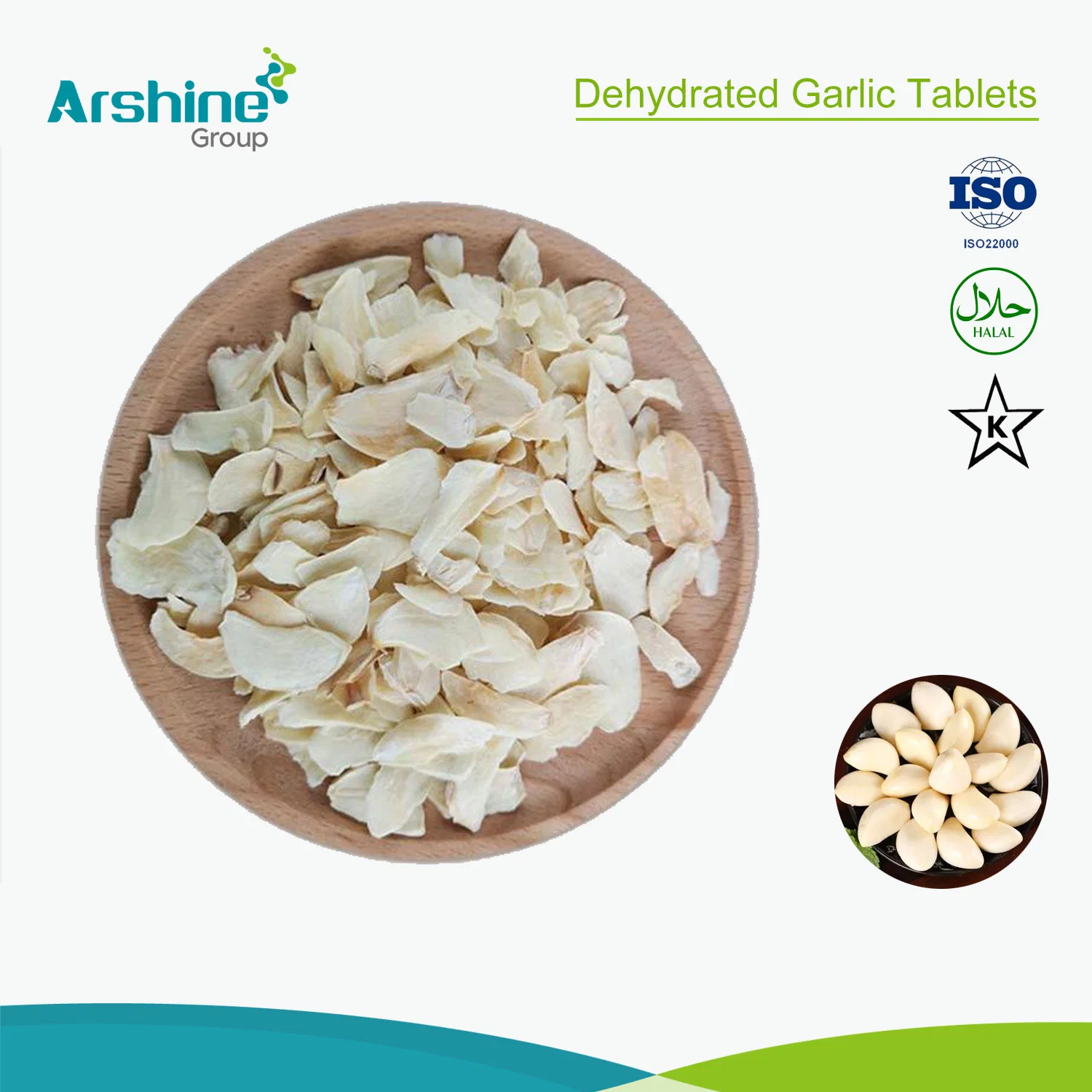 Hot Selling Feed Grade Dehydrated Garlic Tablets