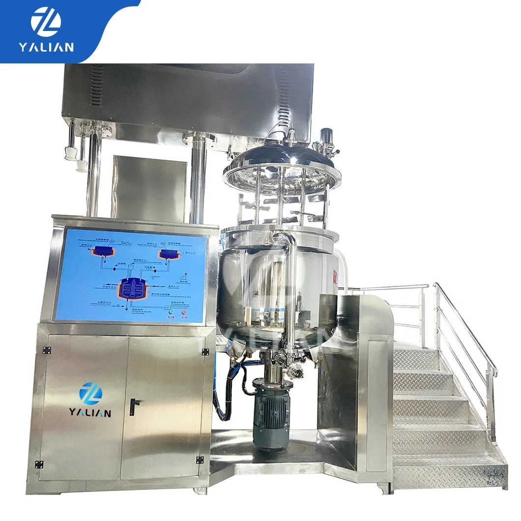 Ointment Mayonnaise Making High Shearing High Speed Mixing Equipment Stainless Steel Mixing Tank Vacuum Homogenizer Emulsifier Mixer