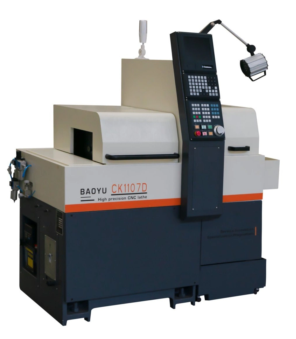 High Precision Ck1107D Swiss CNC Lathe Metal Milling Machine for Metalcutting