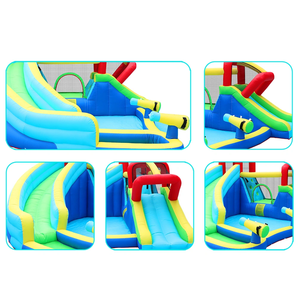 Outdoor Commercial Inflatable Air Jumping Castle Inflatable, Shark with Moving Mouth Bounry Castle Inflatable China for Kids