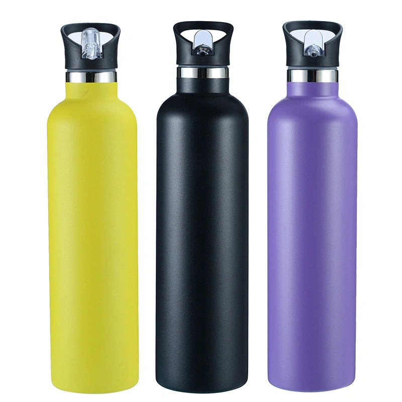 Narrow Mouth 304 Stainless Steel Water Bottle Travel Portable Water Bottle