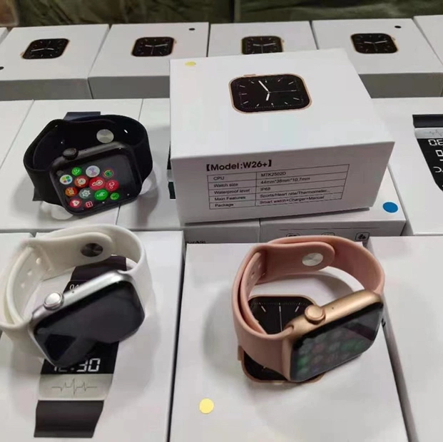 2022 Nova W26+ W26 Plus Vigilância inteligente 1.75 Ecrã Total Controlo táctil Smart Watch Band W26+ Relógio esportivo Bracelete Inteligente Pk T500