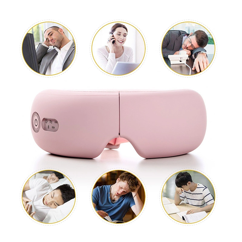 Dropping Hot Compress الاهتزاز الموسيقى Smart Eye Massager