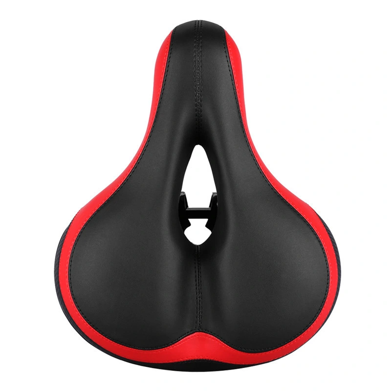 Mountain Cycling Bike Accessories Oversize Thickened Comfortable Leather Bicycle Big Bum Spring Saddle Seat Cushion