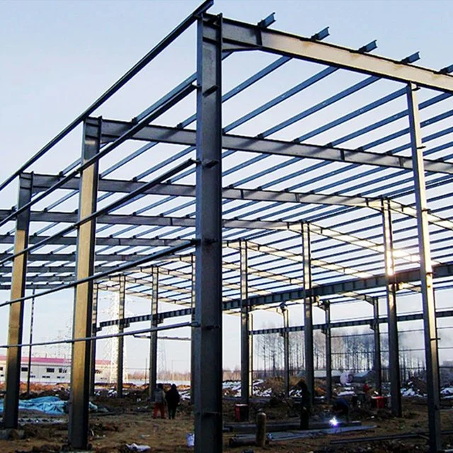 Prefabricated Shed Building Structure Q355b Steel Industrial Customized Wind-Resistant for Warehouse Workshop