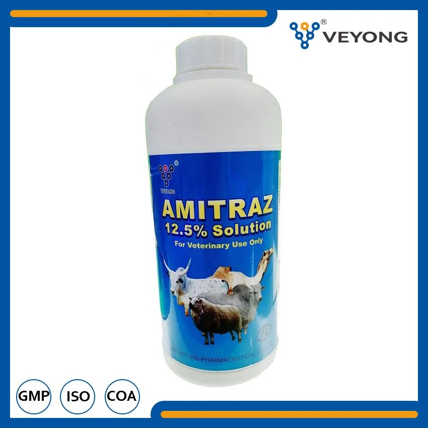 Veterinary Medicine Amitraz 12.5 1L Per Bottle Wholesale Deworming From China Pharmaceutical Manufacturers