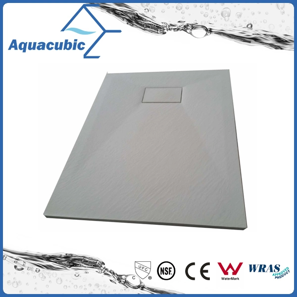 Sanitary Ware 800*800 Wood Surface SMC Shower Base (ASMC8080W)