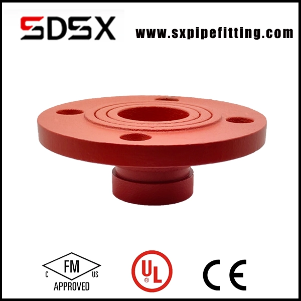 Di Grooved Fittings Couplings Flange Adaptor Pn16 FM, UL