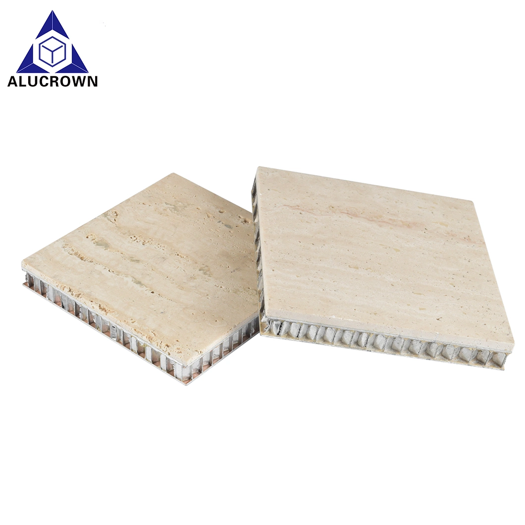 Marble Stone Coated Aluminum Honeycomb Panel for Curtain Wall Decorative with Stone Grain