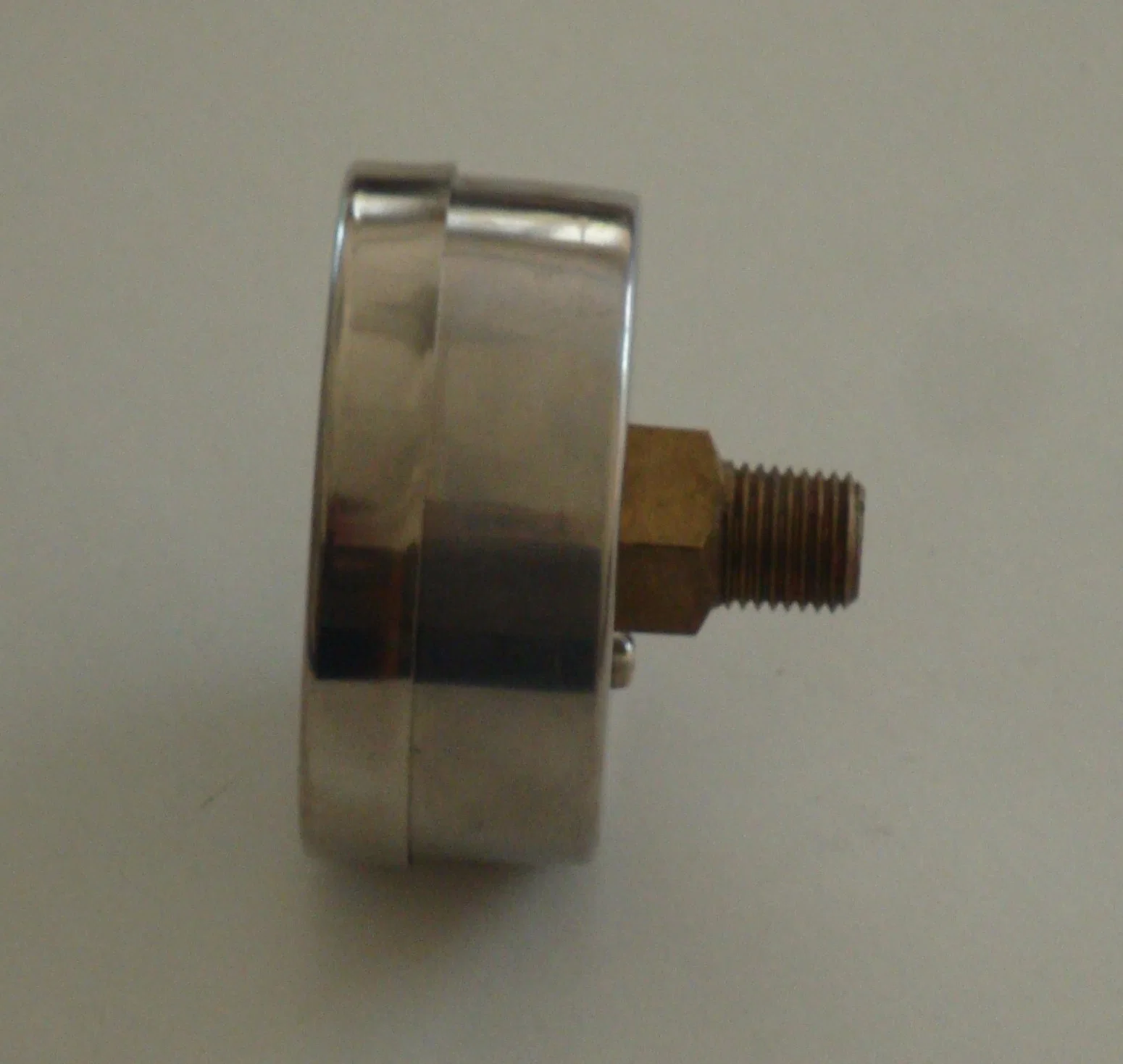 60mm Back Type Vacuum Gauges Stainless Steel Case and Brass Connection