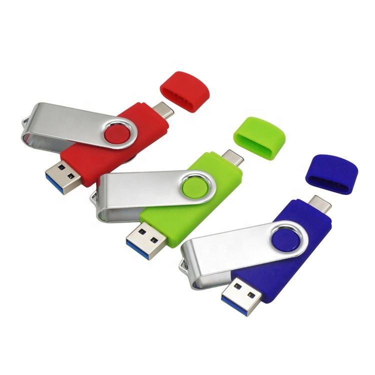 OTG Pen Drive 2 dans 1 lecteur Flash USB 2.0 3.0 Commerce de gros Memory Stick™ de type C