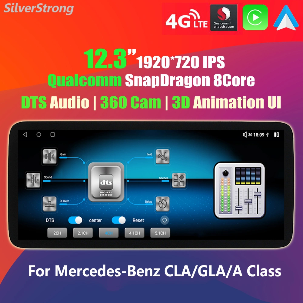 12.3'' Gla Android Car GPS for Mercedes a W176, X176, X155 Gla