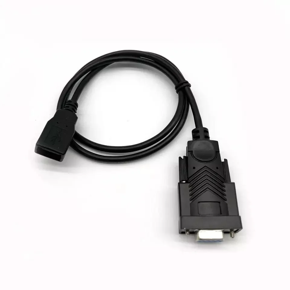 Chicote Elétrico do tempo de vida longa dB 9 pinos RS232 Conjunto do Cabo Adaptador USB para o programa