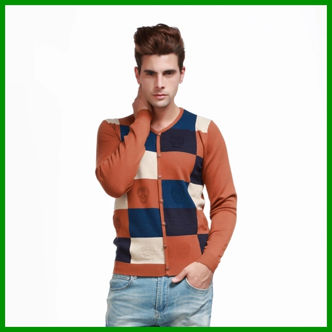 Best Price for Men Fashion Jackquard Sweater Jersey Pullover with Special Knitting