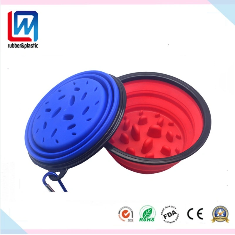 TPE PE PP Silicone Pet Food Water Bowl for Pet Cat Dog