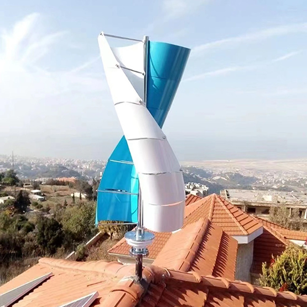 Vertikale Windenergieanlage Windgenerator 48V 3000W Windkraft
