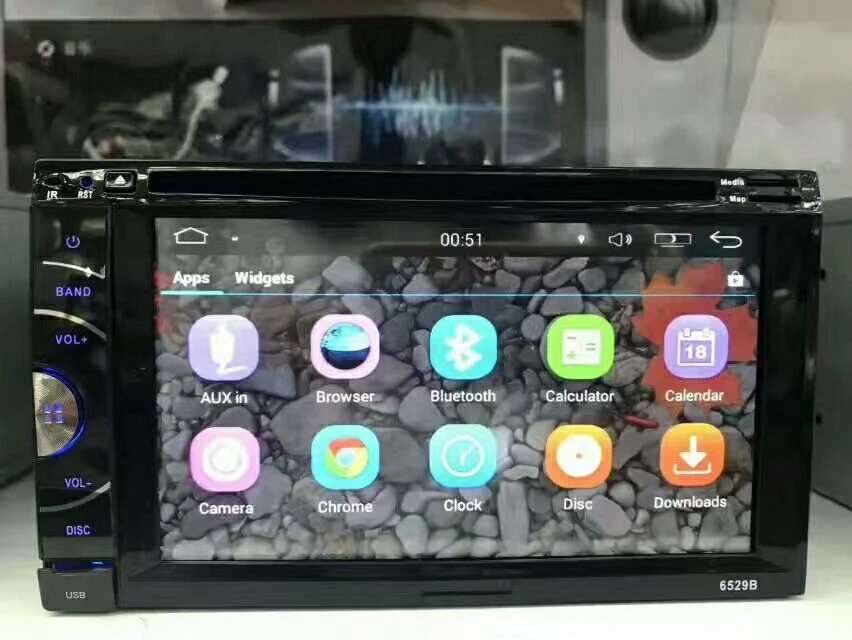 Fulll Pantalla táctil de 6,95 pulgadas de 2DIN universal nuevo modelo de coche reproductor de DVD GPS Android