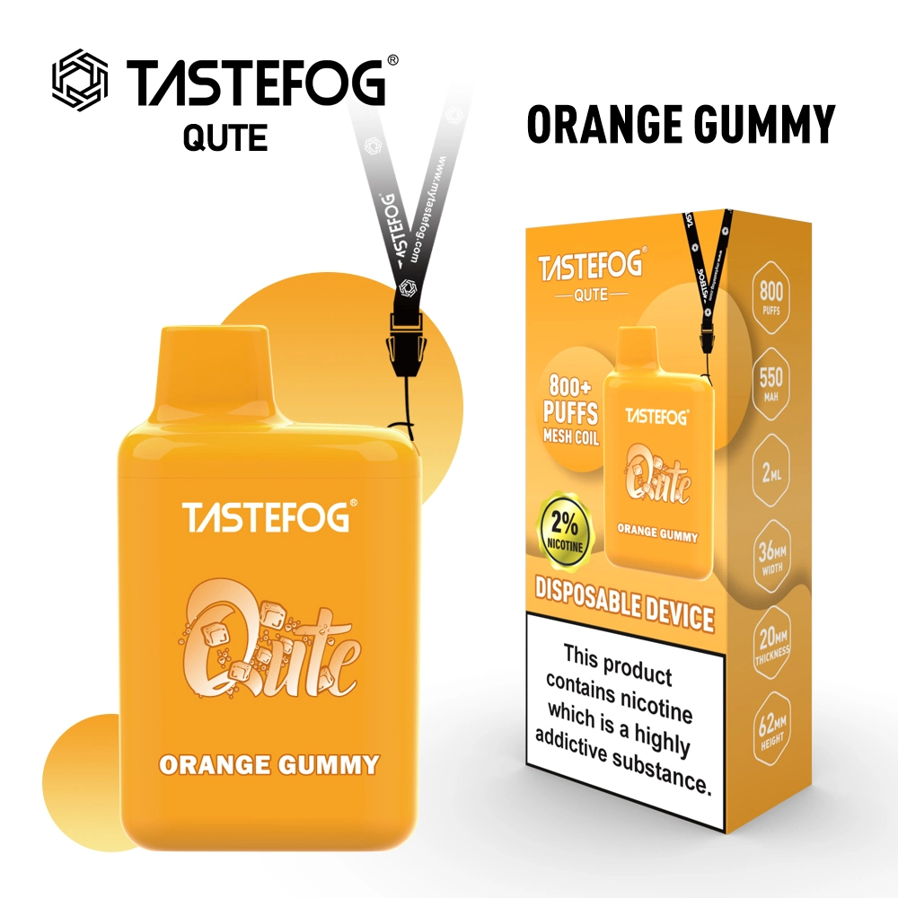 China Shenzhen Sistema Pod Cigarro Eletrônico 2ml Tastefog Qute grosso I Vape 600 800 borlas para esvaziar o estilo de Traço Vape descartáveis com Tpd