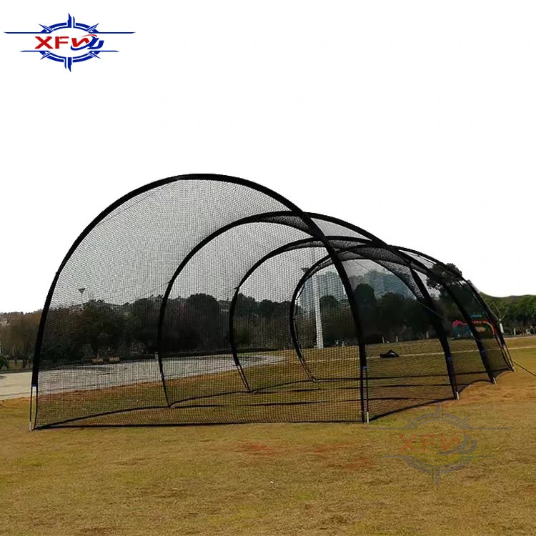 Portable Baseball Batting Cage Outdoor Tunnel Cricket Softball Hitting Training Net