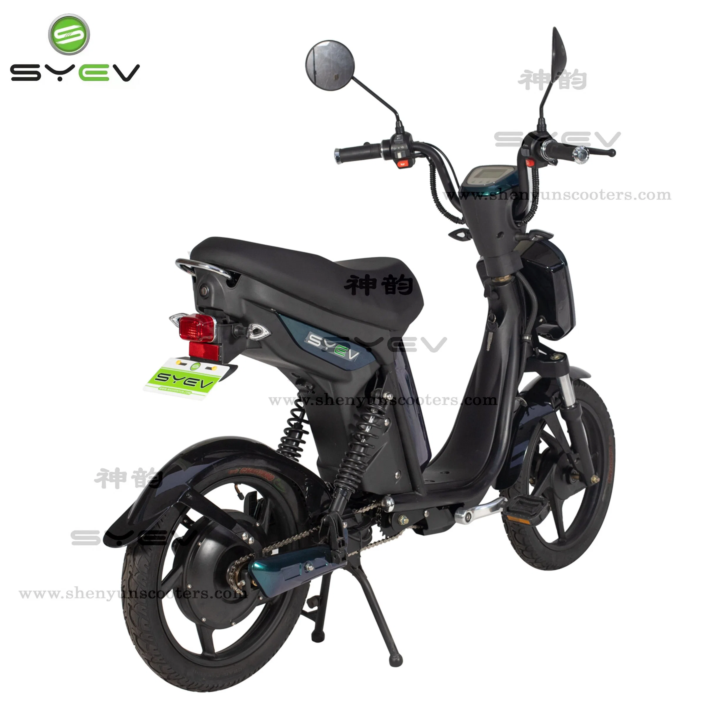 Norma europeia certificado CE Syev Sy-Lxqs grossista de fábrica Barato preço de base em todo o mundo elegante 2 motas de duas rodas com bicicletas eléctricas 25~32km/h Velocidade Segura