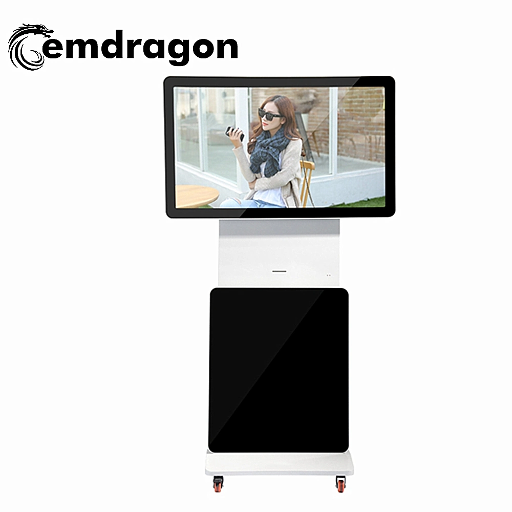 32 Inch Rotatable LCD Display Floor Standing LED Advertising Video Player LED Advertising Light Board LCD Monitor 21 Inch LED Digital Signage