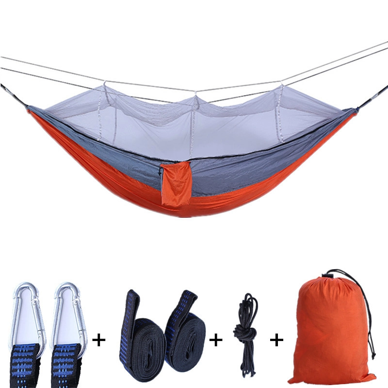 Ultralight гамак перейти Swing противомоскитные сетки двойной лицо спальные палатки для использования вне помещений охоты кемпинг портативный гамак
