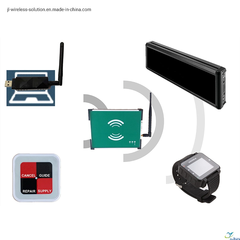 Alarma acústica Wholesale/Supplier Wireless Queuing up pantalla LED de tres colores