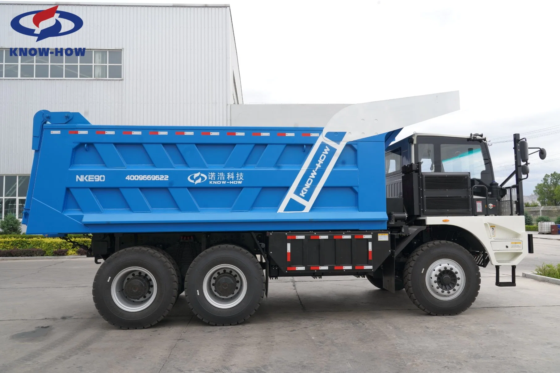 Know-How Factory Directly Sale Nke105D4 105 Tons Grade 422kwh Catl LFP Battery Electrical Rated Loading 70 Tons Zero Emission Electric Cargo Dump Truck