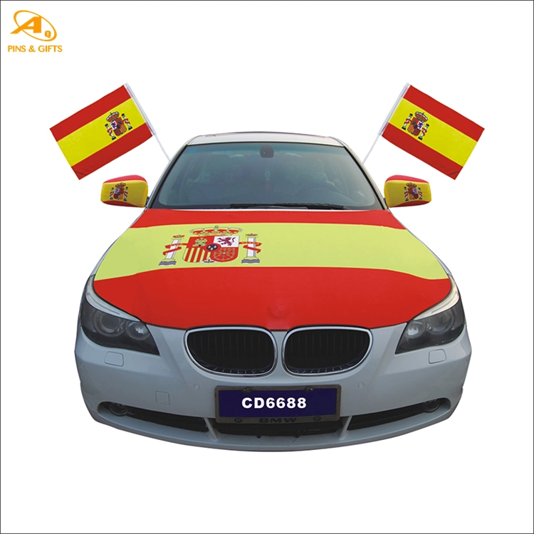 Custom Advertising Flying Beach Bladeteardrop Outdoor Printing Polyester Banner National Country Flag Car Fuel Tank Covers