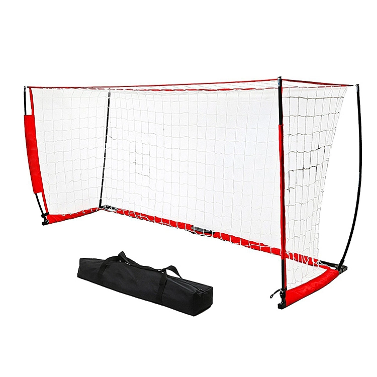 High Quality Portable Folding 8FT Football Soccer Doors Gate Goal Net Post and Soccer Training Practice Net Equipment