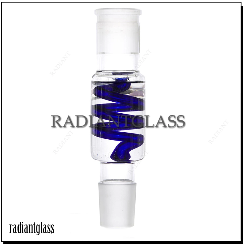 Freezable Glass 14mm Male to 18mm Female Adapter Connector Smoking Accessories