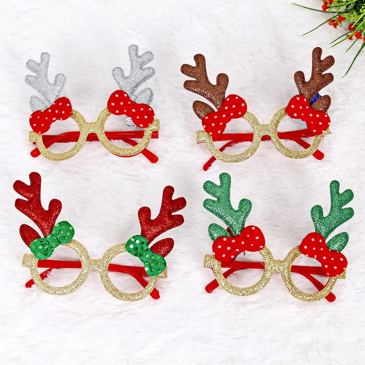 Christmas Party Decoration Accessories Creative Gift Dress up Glasses Frames