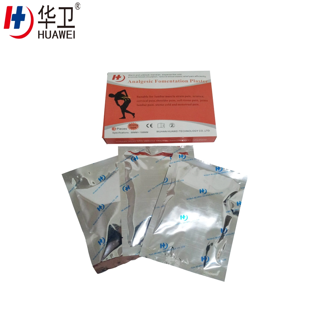 Free Sample Infra Red Analgesic Formentation Plaster for Pain Relief From Chinese Factory