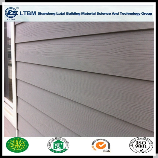 9mm Wooden Grain Siding Panel Building Materials