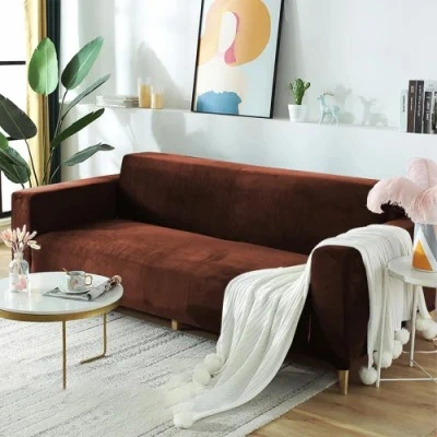 Polyester Cushion L Shape Sofa Cover