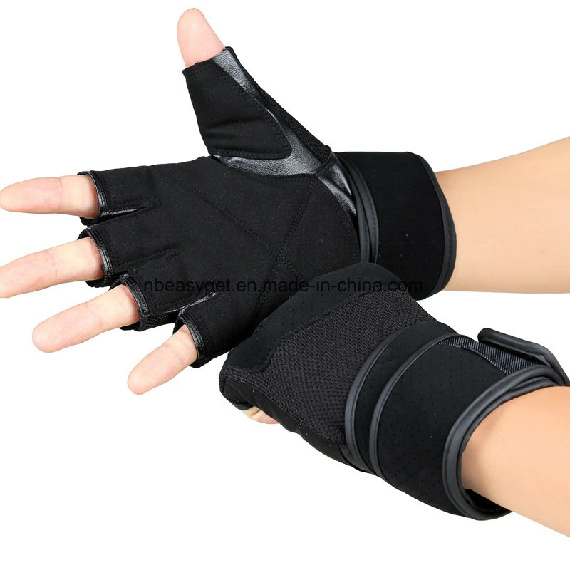 Los ultraligeros el levantamiento de pesas gimnasio de la luz de microfibra, guantes, Gel de sílice antideslizamiento Grip guante para entrenamiento, capacitación, Fitness, musculación y ejercicio Esg10457