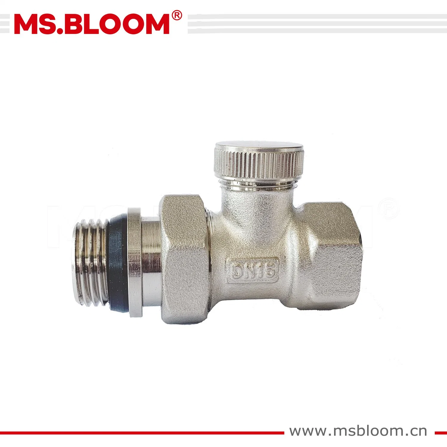 Soupapes de radiateur en laiton - Type droit (sans poignée) - 1/2" et 3/4"