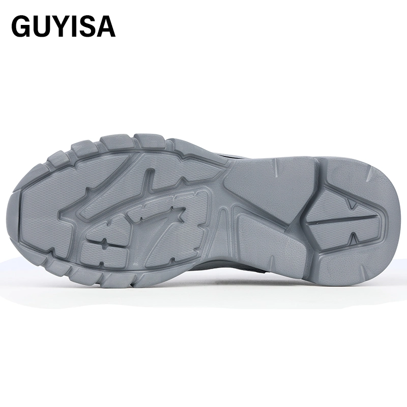 Guyisa Men's Safety Shoes Outdoor Work European Standard Steel Toe Safety Shoes