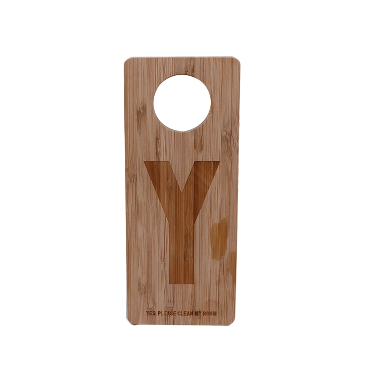 Best Selling Color Printing Custom Bamboo Door Knob Hanger