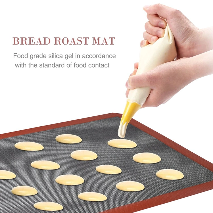 Silicone Hollow Baking Mat Nonstick Oven Liner Perforated Fiberglass Mesh Pad Fiberglass Products