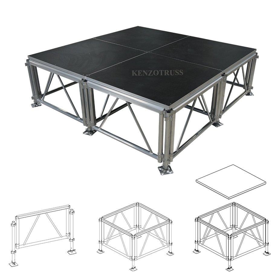 Professional Aluminum Portable Stage Equipment Wedding Stage