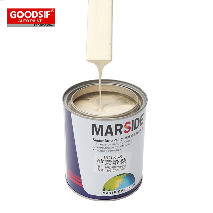 Peinture en aérosol automobile Goodsif 1K couleur unie couche de base 1K Réparation automatique de peinture vernis peinture