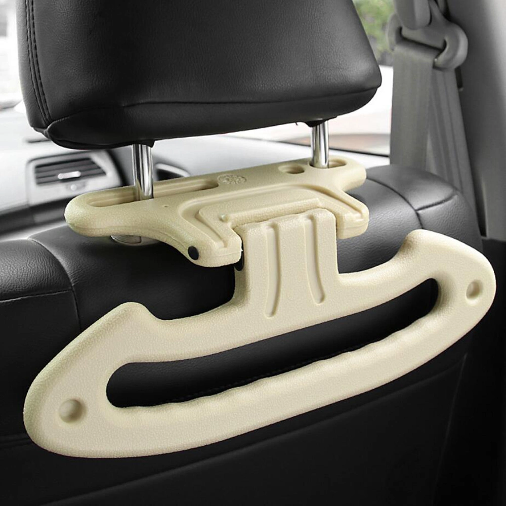 Car Folding Safety Handle Bag Hanger Hook Vehicle Headrest Clothes Hanger Bar Bl12898